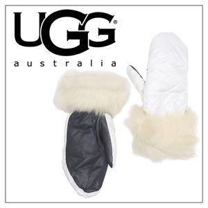 UGG Smart Thumb All Weather Shearling Mittens L/XL